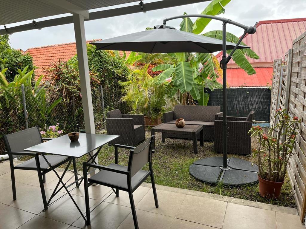 Agreable Appartement En Rez-De-Jardin A 450M De La Mer Sainte-Anne Buitenkant foto